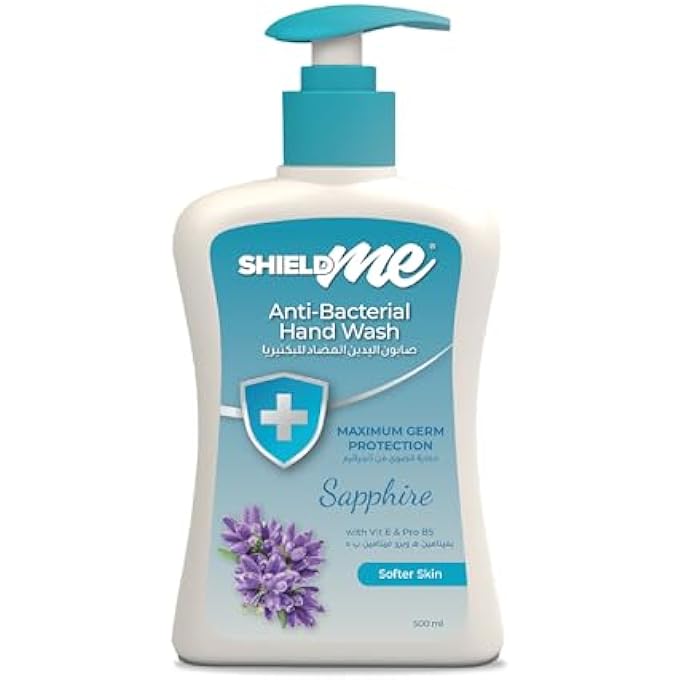 SHIELDME ANTIBACTERIAL HANDWASH LIQUID SOAP, 500ML - SAPPHIRE - Image 1